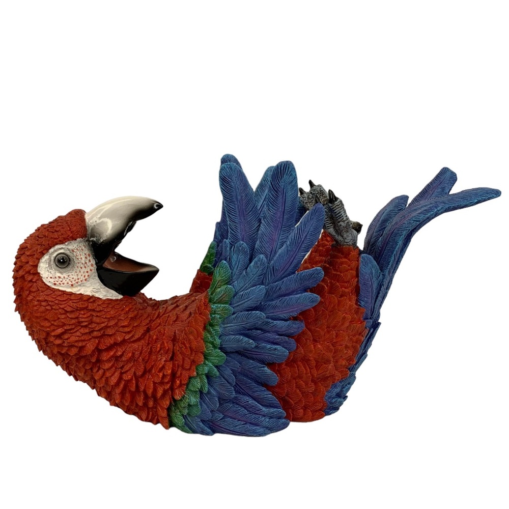 Parrot Figurine Wine Holder